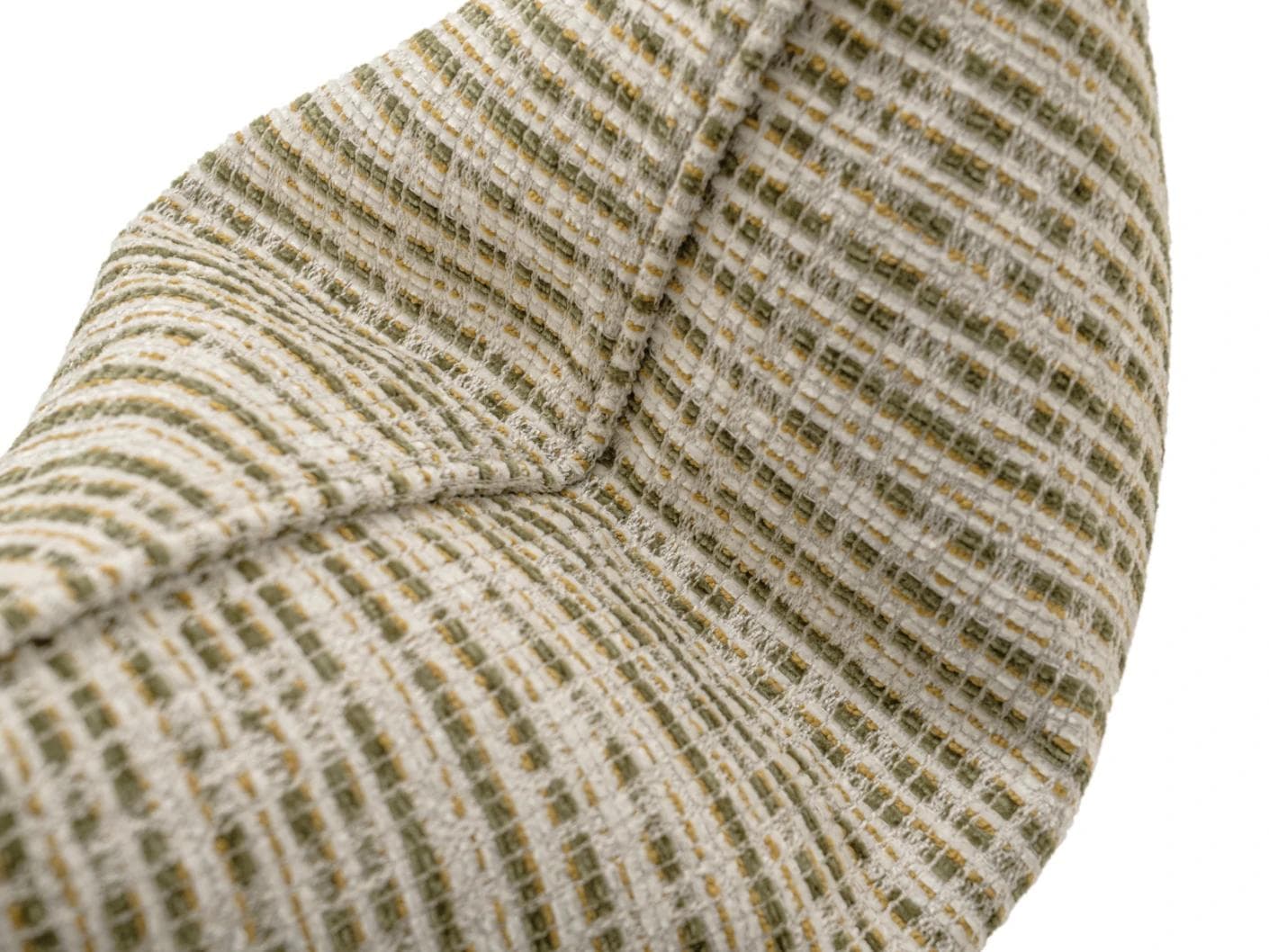 Izzy Olive cushion in ivory, shown in a product top view as image 9