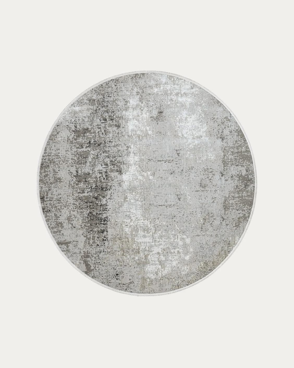 Jacob Ashton carpets in grey, silver and white, shown in a product top view as image 1