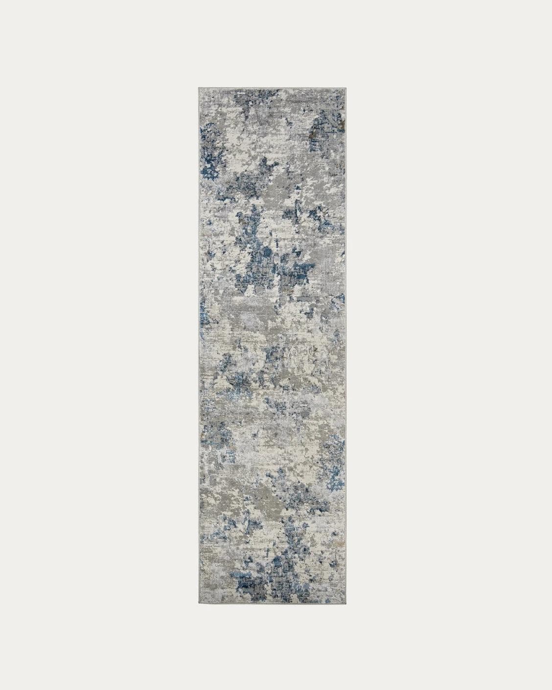 Jacob Sky carpets in blue and grey, shown in a product top view as image 1