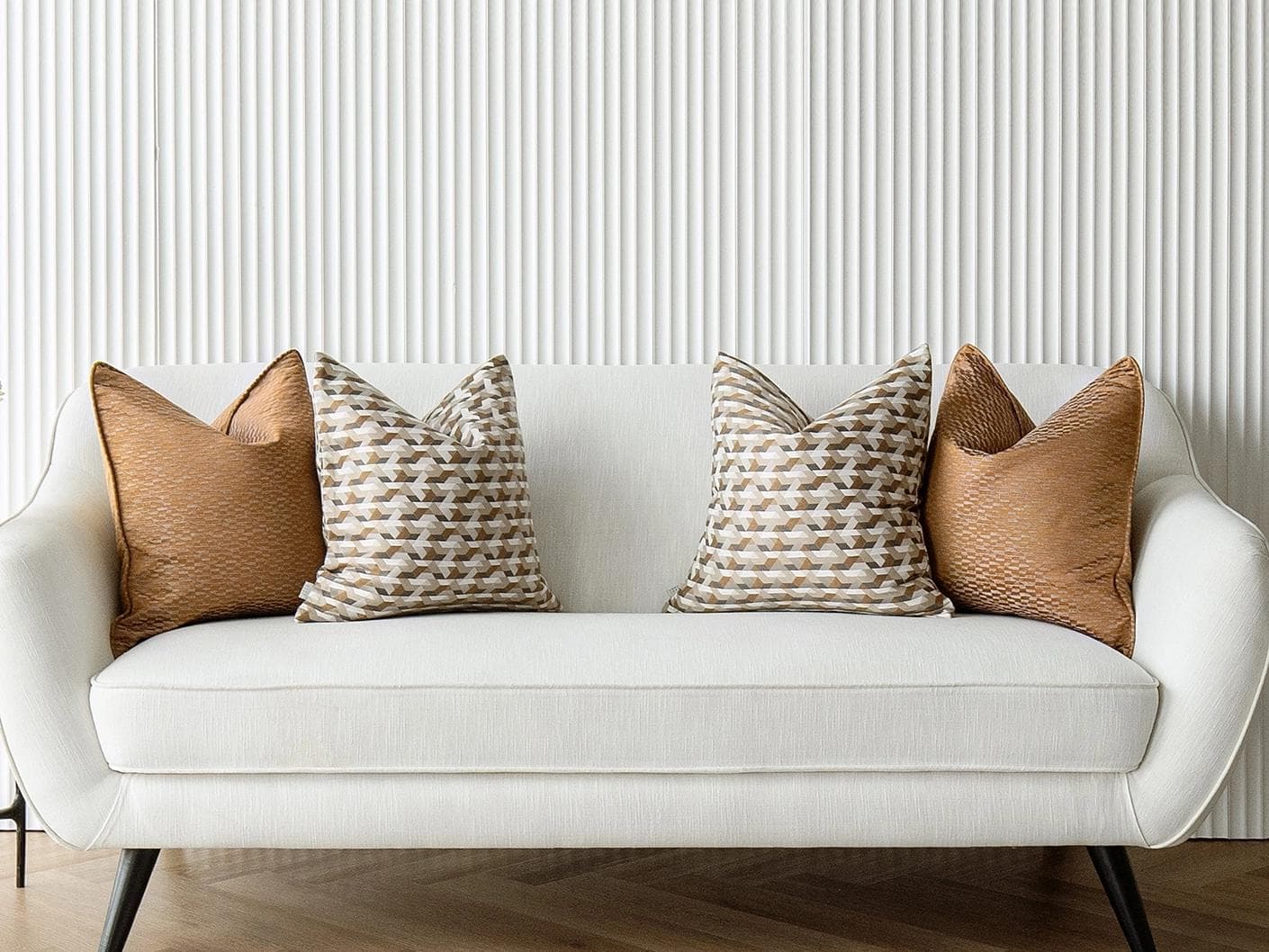 Elyana Bundle cushion, shown in a lifestyle front view as image 4