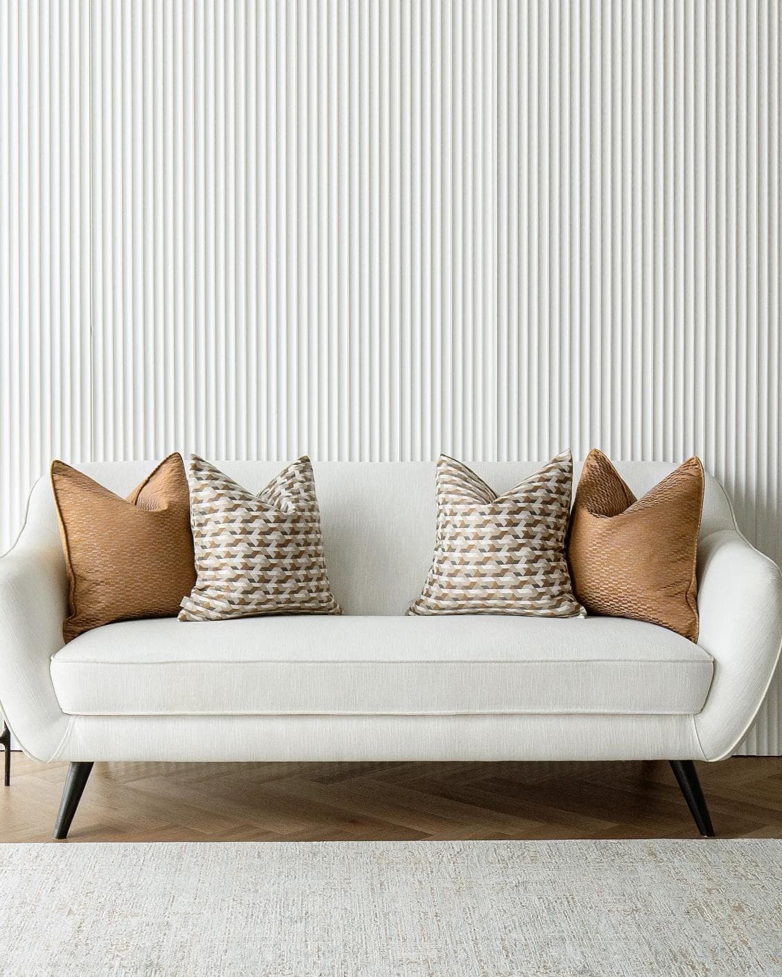 Elyana Bundle cushion, shown in a lifestyle front view as image 4