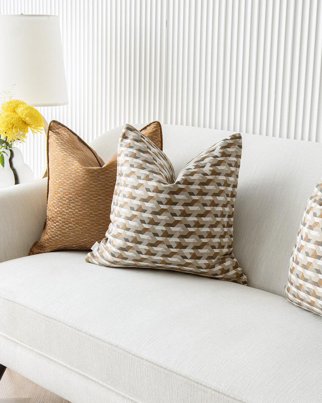 Elyana Bundle cushion, shown in a lifestyle right view as image 6