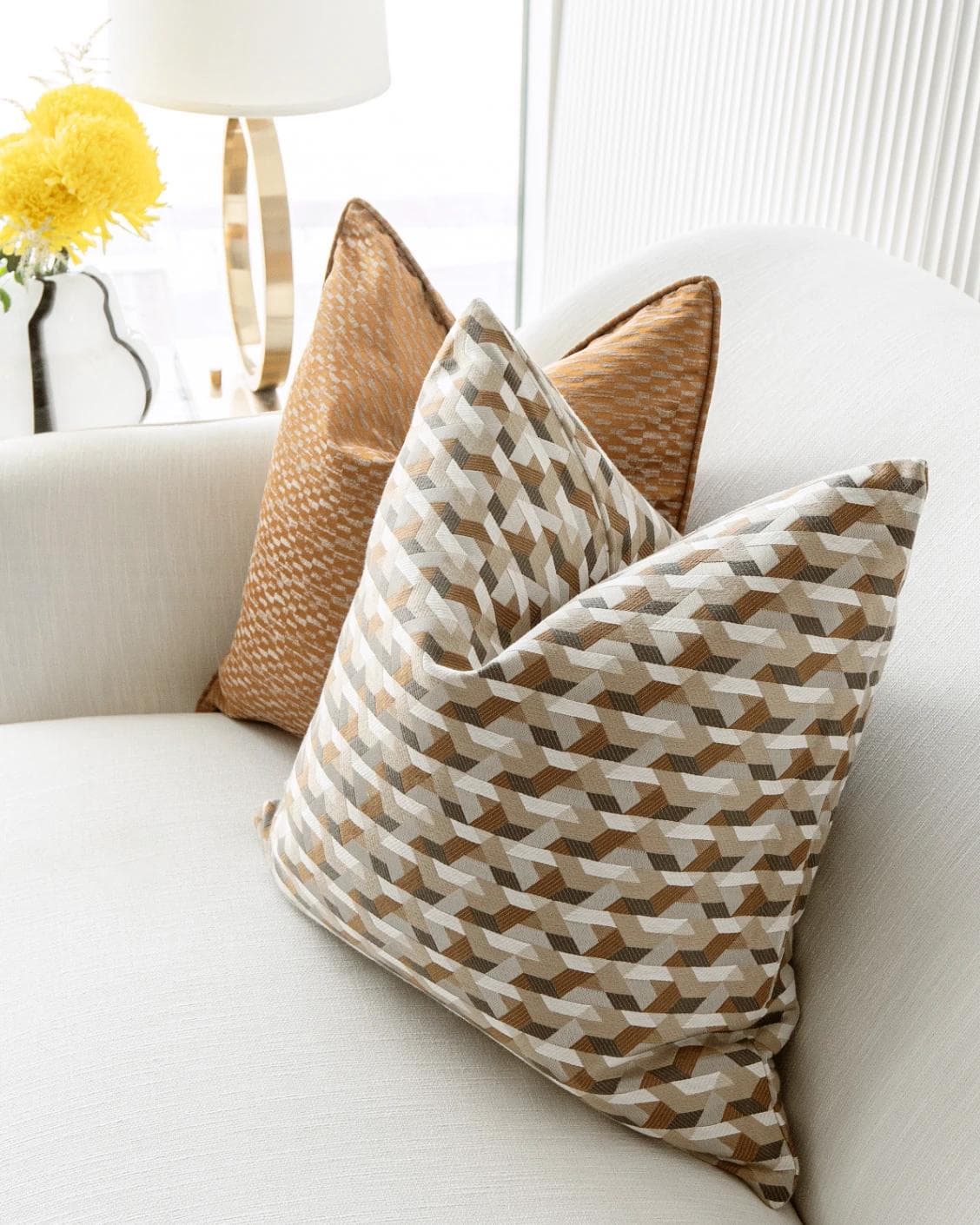 Elyana Bundle cushion, shown in a lifestyle right view as image 7