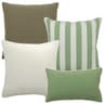 Jalena Bundle outdoor bundles in green and ivory, shown in a product as image 1