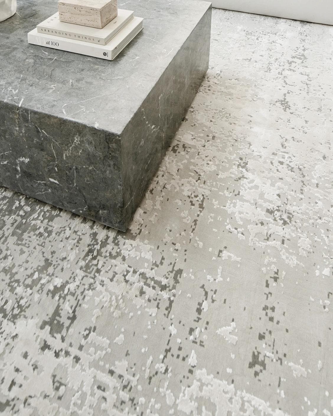 Jay Ashton Runners carpet in grey, shown in a lifestyle close-up as image 4