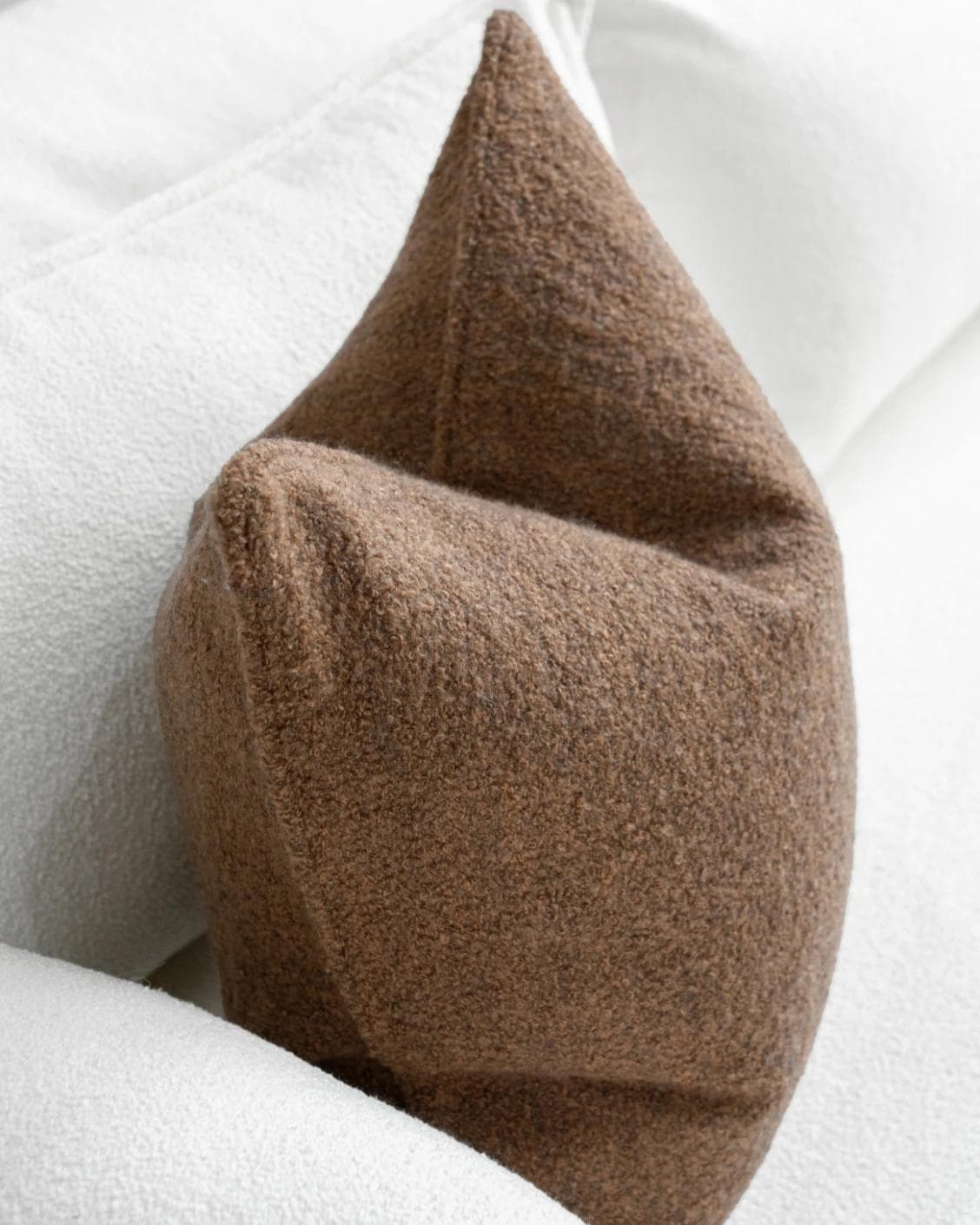 Jen Braun cushion in brown, shown in a product top view as image 7