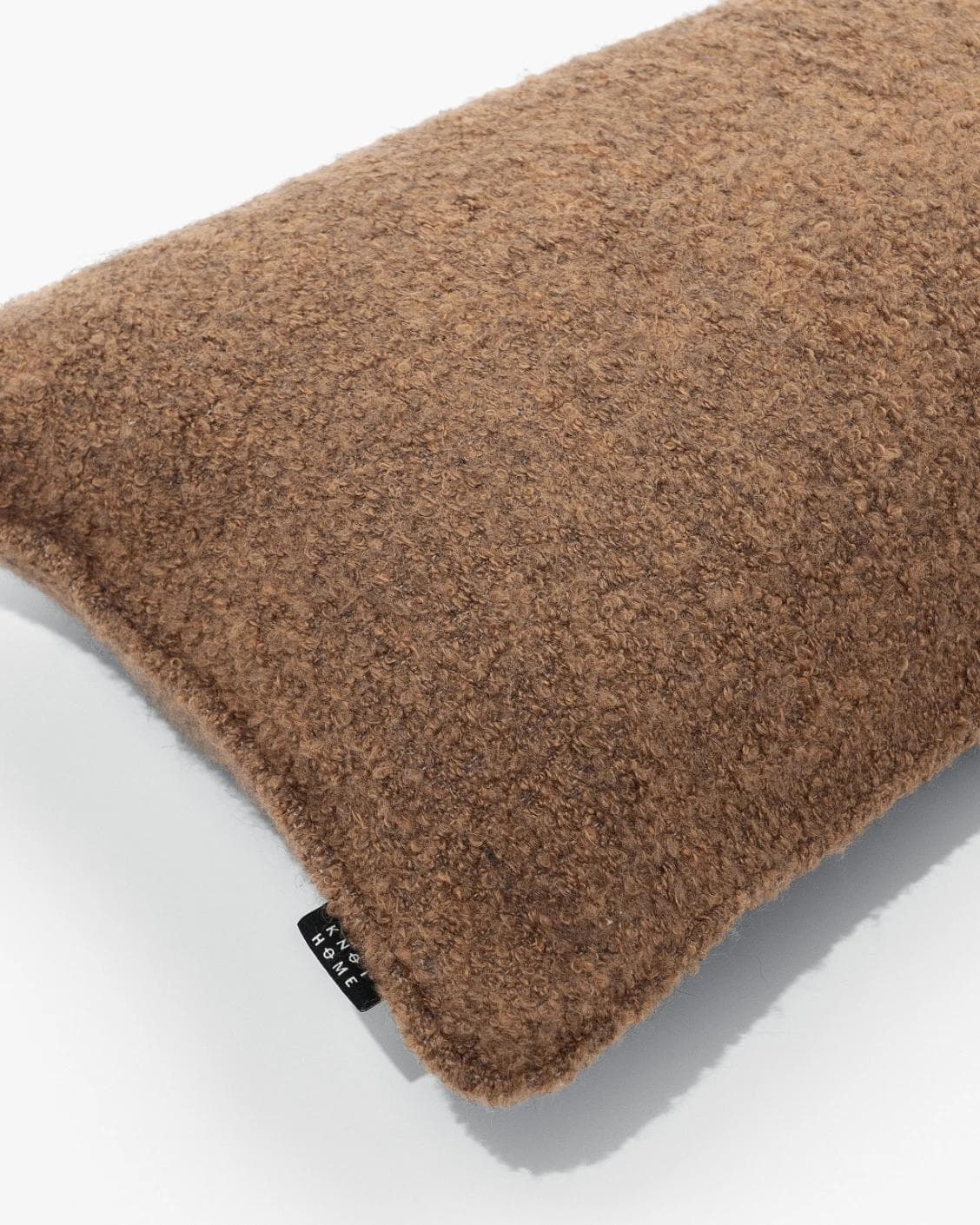 Jen Braun II cushion in brown, shown in a product top view as image 8