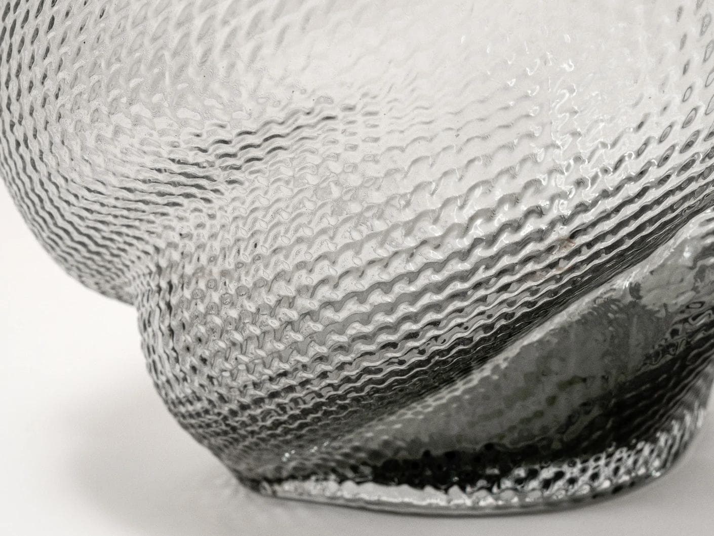 Jeremy Storms vases in grey, shown in a product close-up top view as image 7