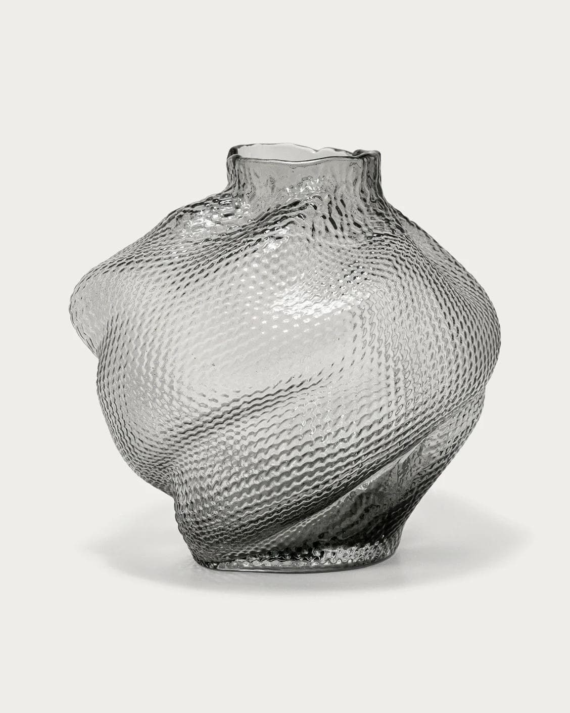 Jeremy Storms vases in grey, shown in a product front view as image 1