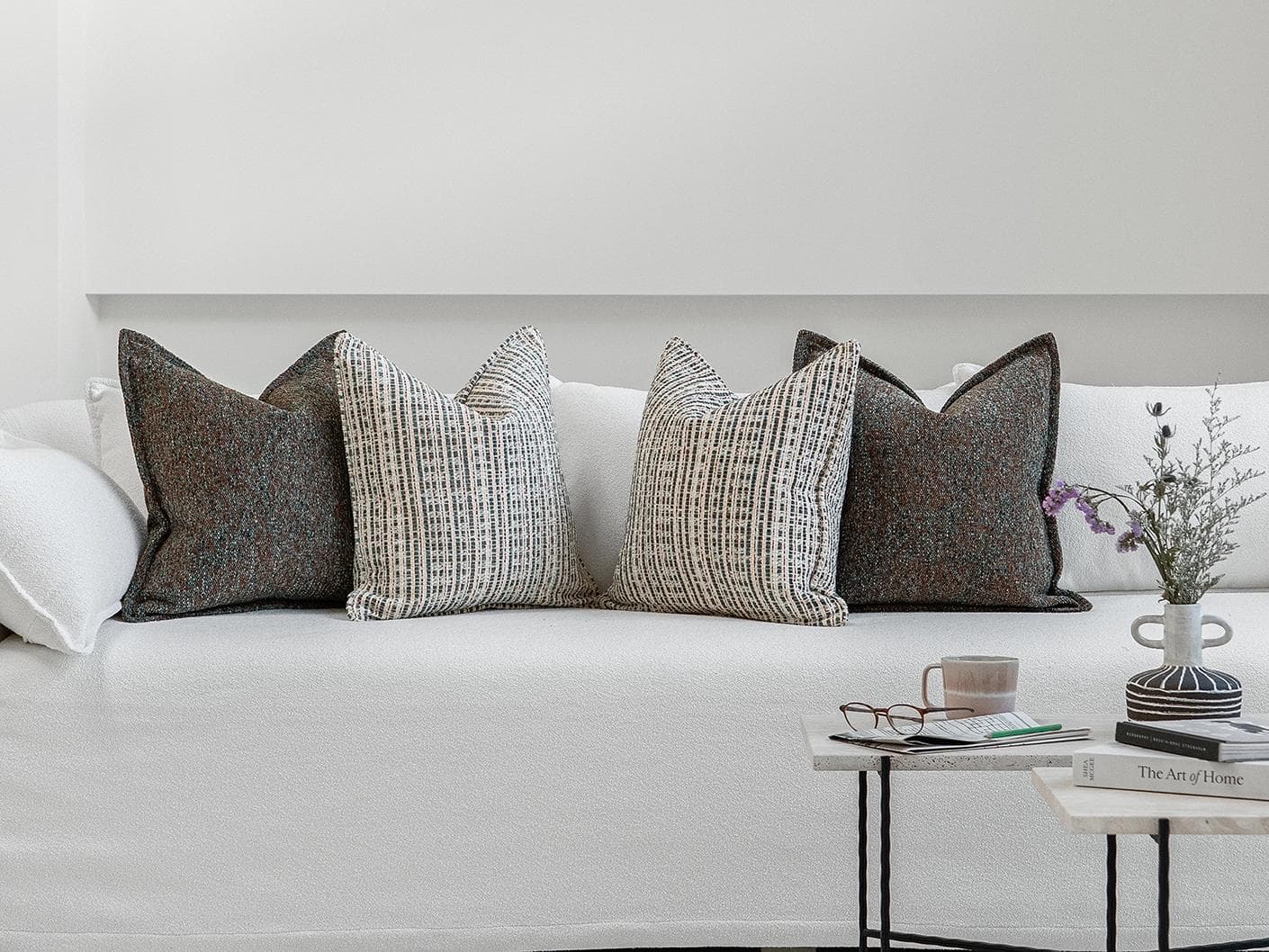 Joey Bundle cushion, shown in a lifestyle front view as image 4
