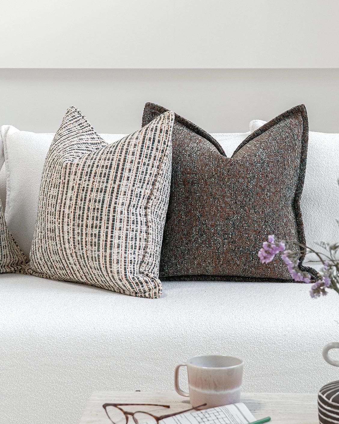 Joey Bundle cushion, shown in a lifestyle front view as image 5