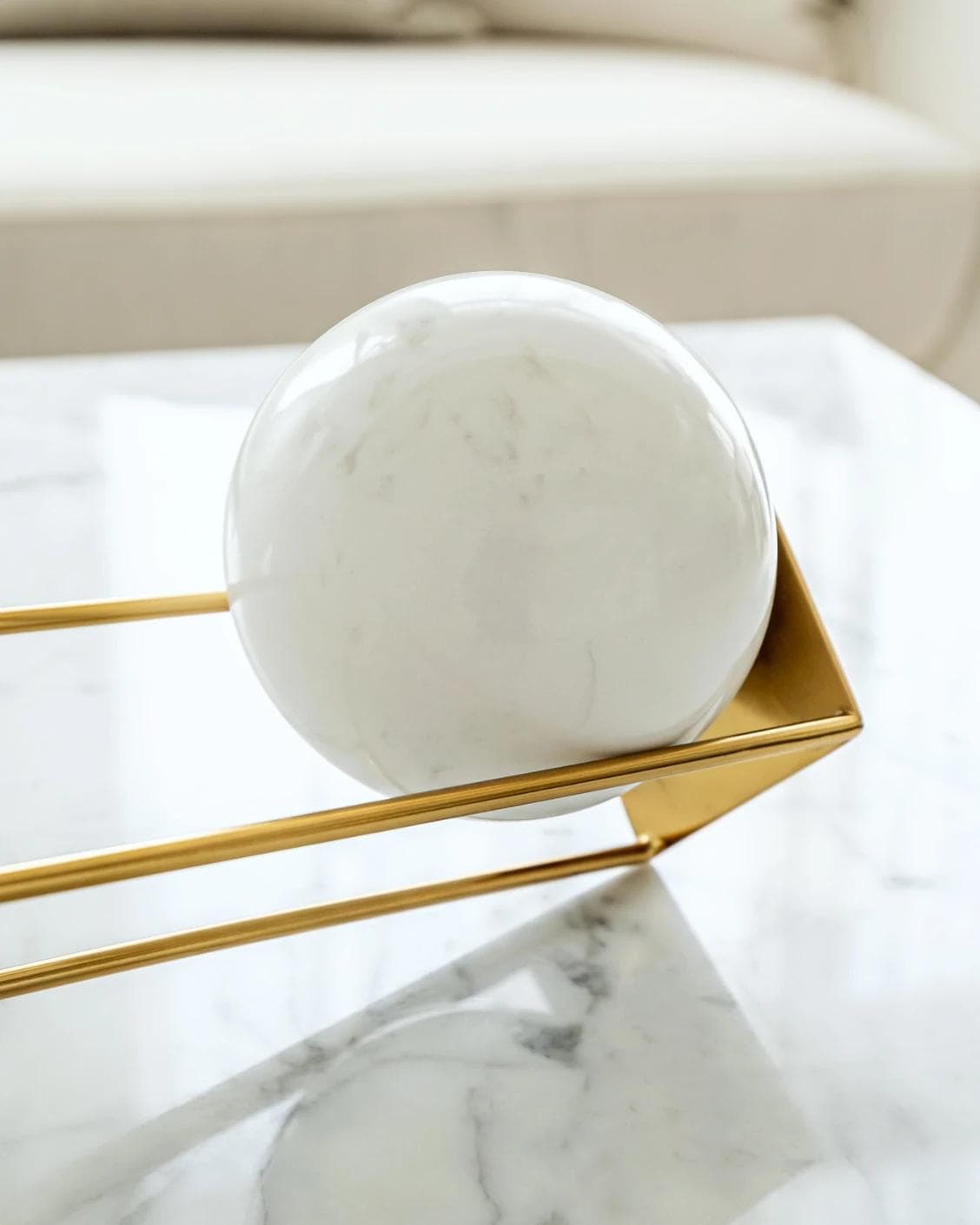 Jonah Ellis statues and sculptures in white, shown in a lifestyle close-up as image 5