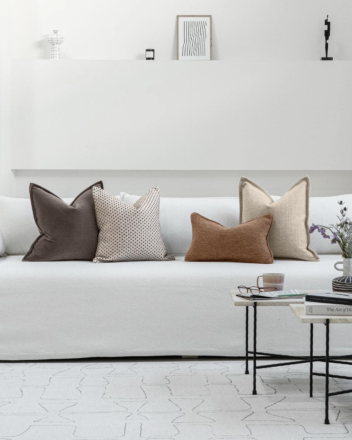 Josh Bundle cushion, shown in a lifestyle front view as image 4