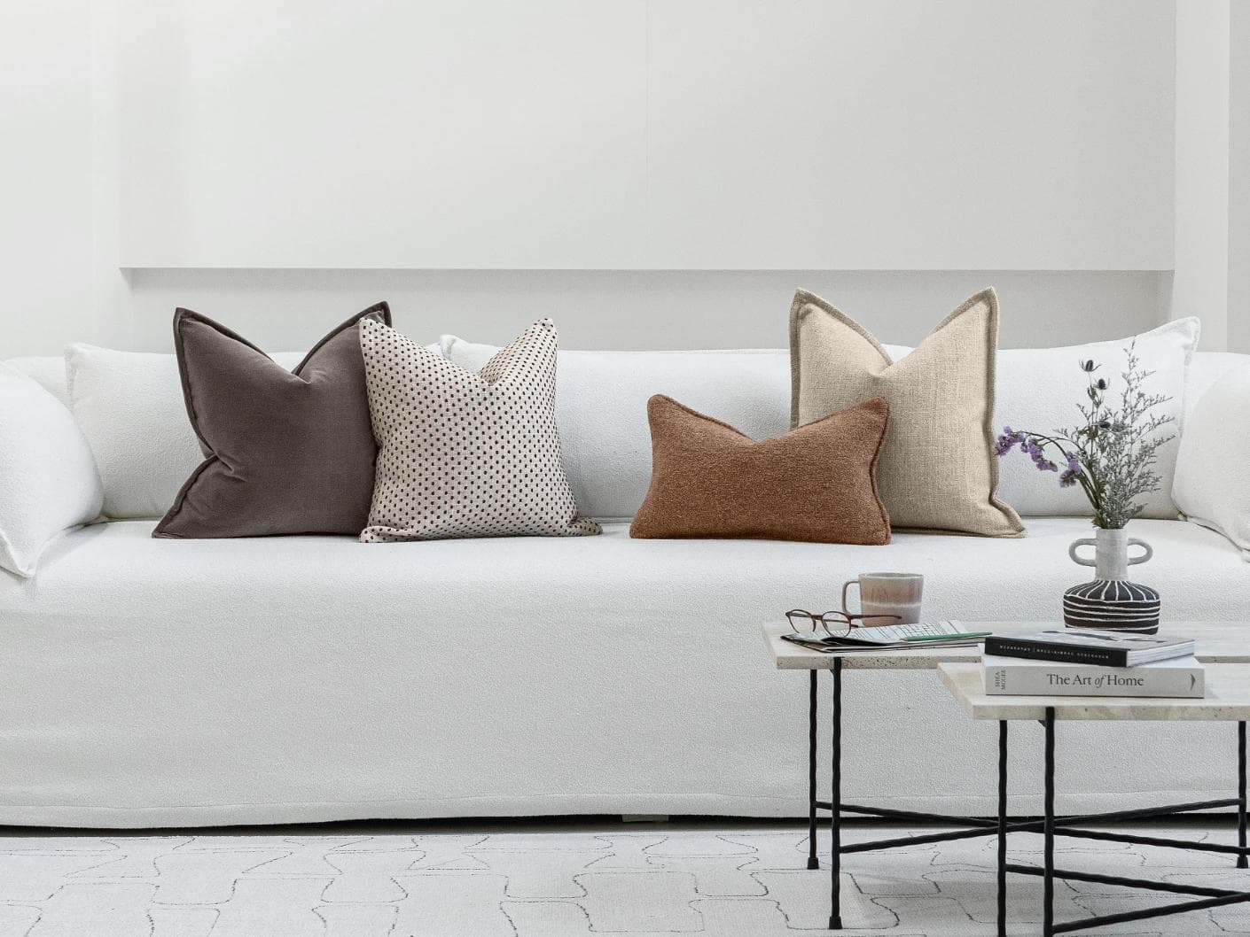 Josh Bundle cushion, shown in a lifestyle front view as image 4