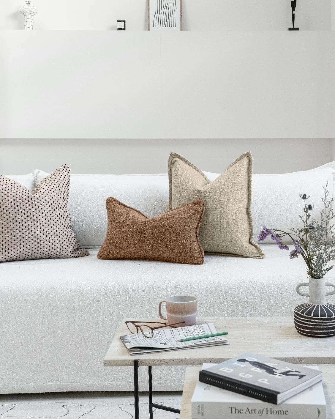 Josh Bundle cushion, shown in a lifestyle front view as image 5