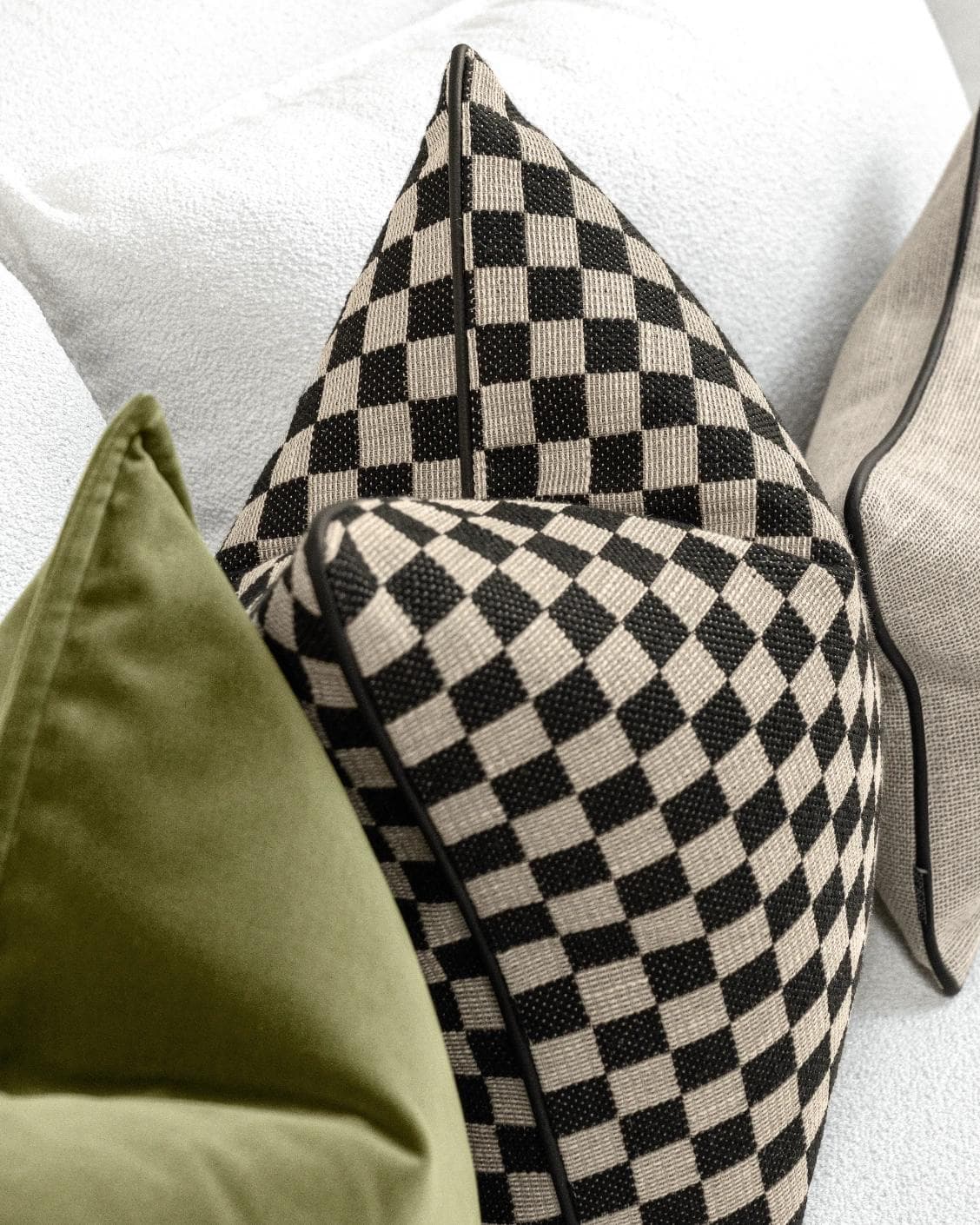 Judy Bundle cushion, shown in a product close-up left view as image 5