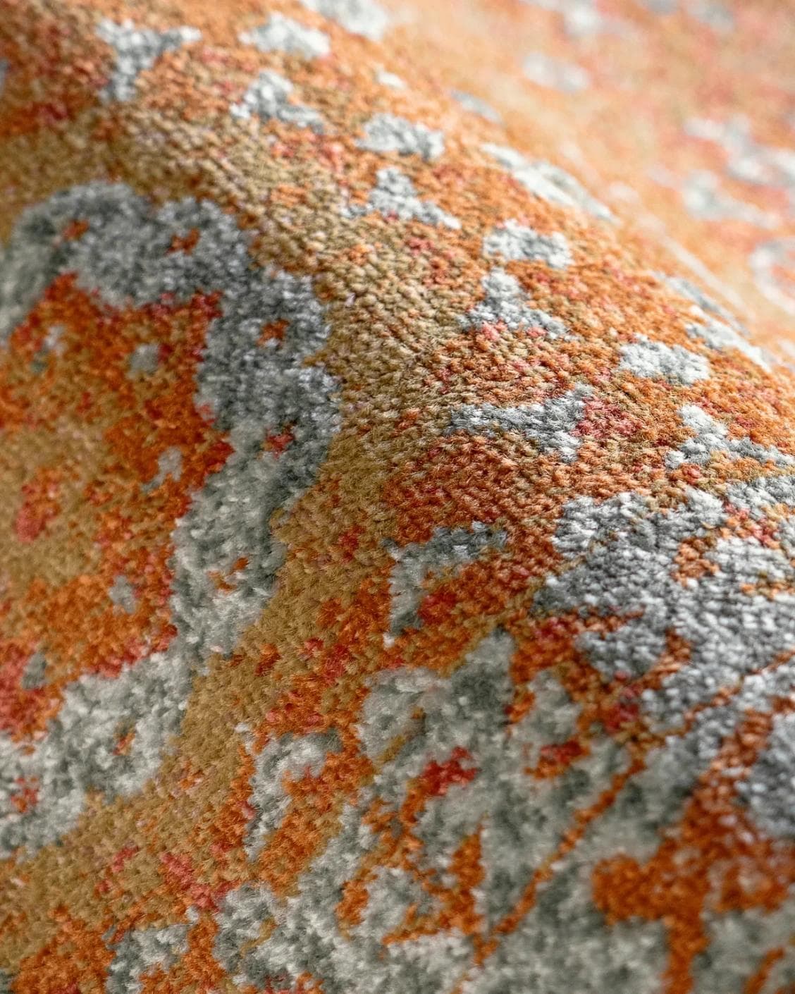 Julian Rust Runners carpet in orange, shown in a product close-up as image 9
