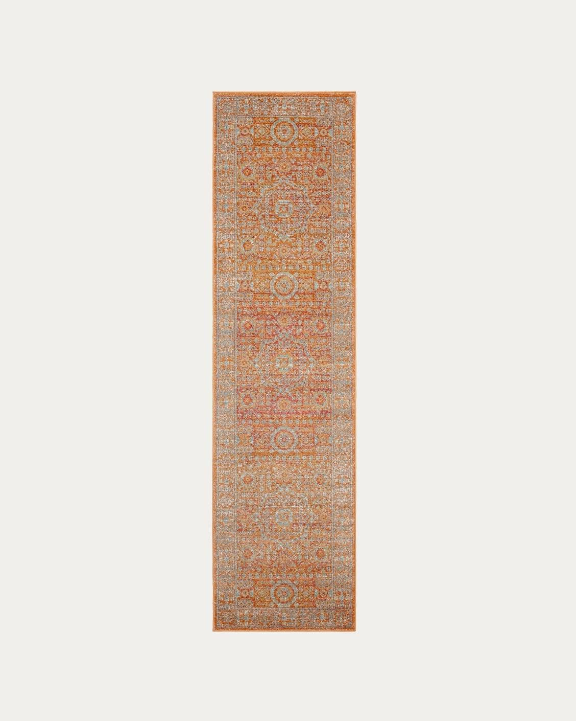 Julian Rust carpets in orange, shown in a product top view as image 1
