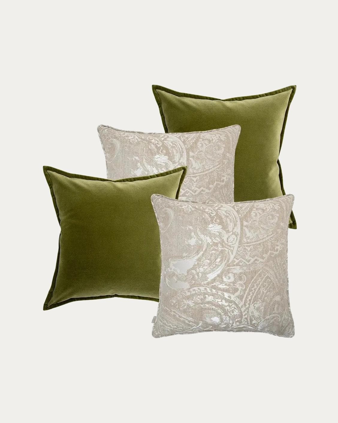 Juniper Bundle bundle - indoor in green, beige and silver, shown in a product front view as image 1