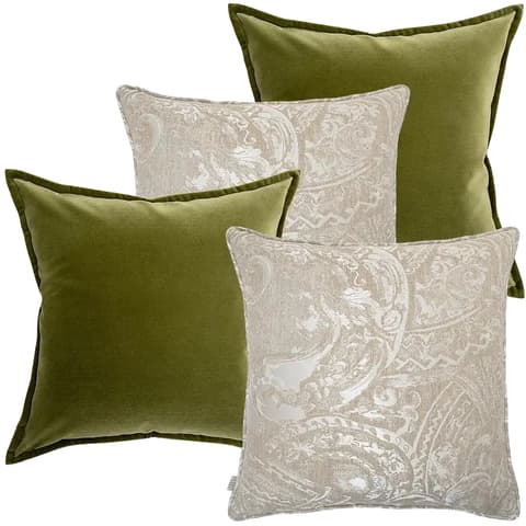 Juniper Bundle bundle - indoor in green, beige and silver, shown in a product front view as image 1