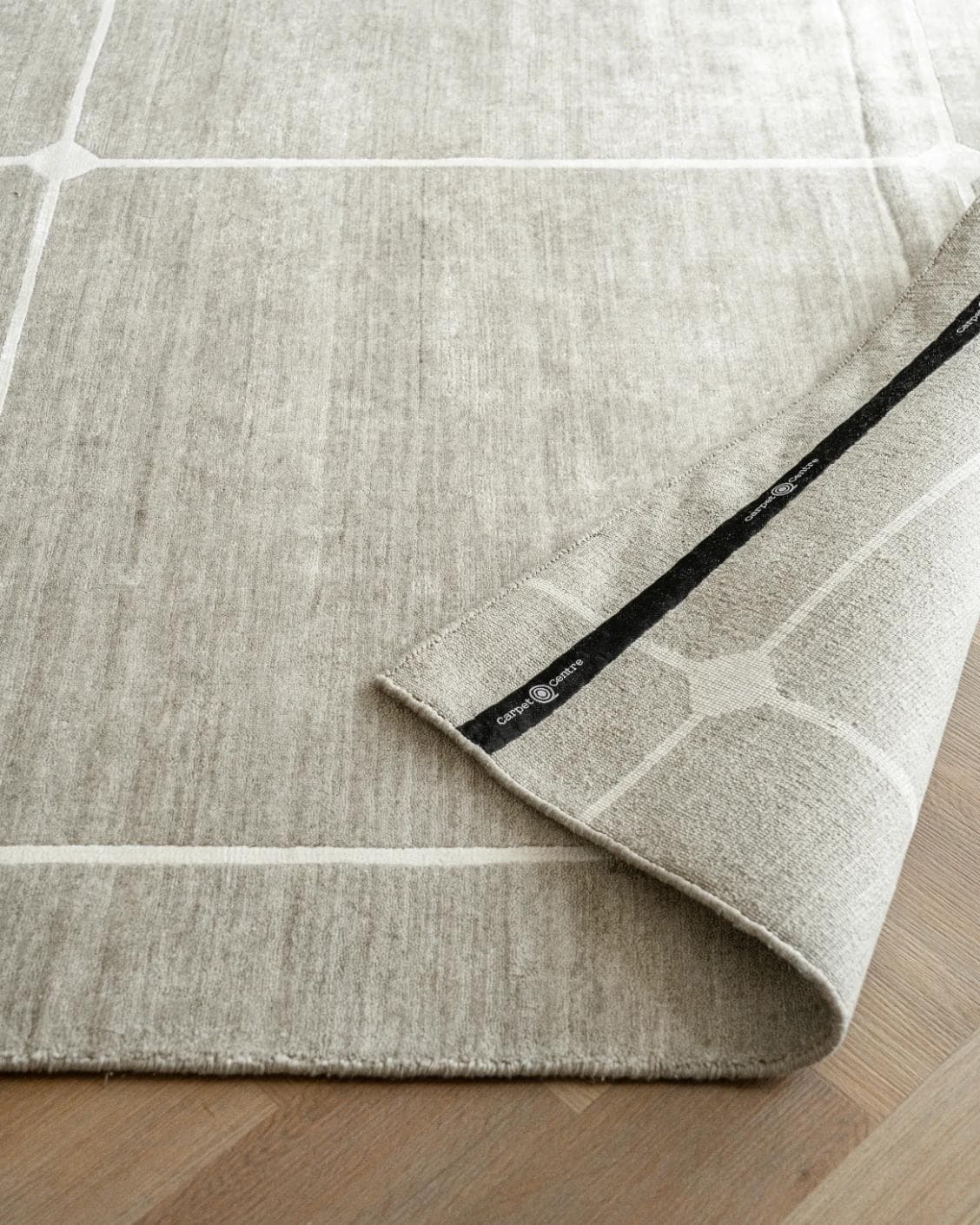 Justin Dune Runners carpet in grey, shown in a product close-up as image 10