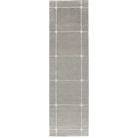 Justin Dune carpets in grey, shown in a product top view as image 1