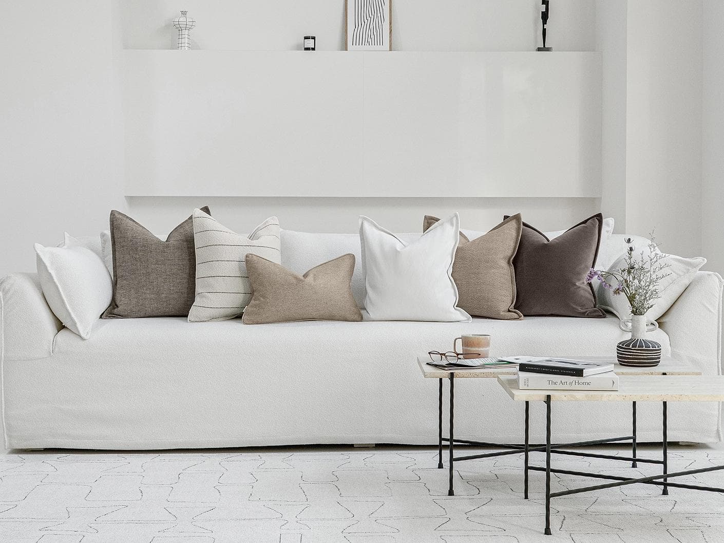 Kate Bundle cushion, shown in a lifestyle front view as image 4