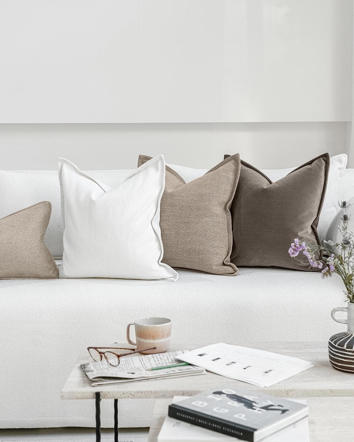 Kate Bundle cushion, shown in a lifestyle front view as image 5