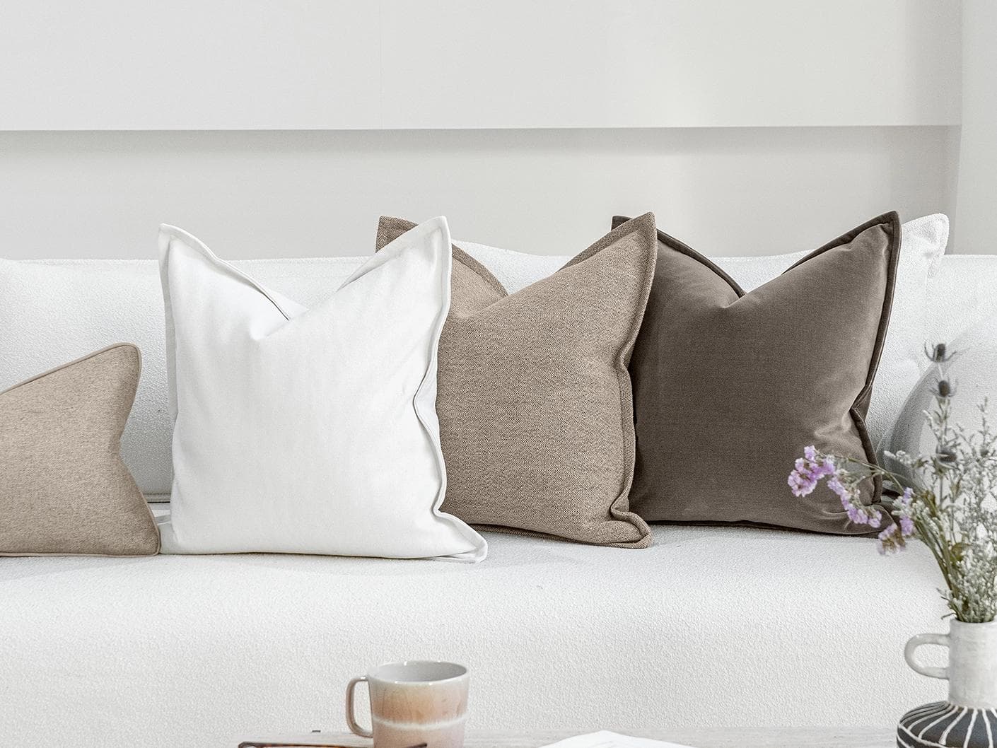 Kate Bundle cushion, shown in a lifestyle front view as image 5