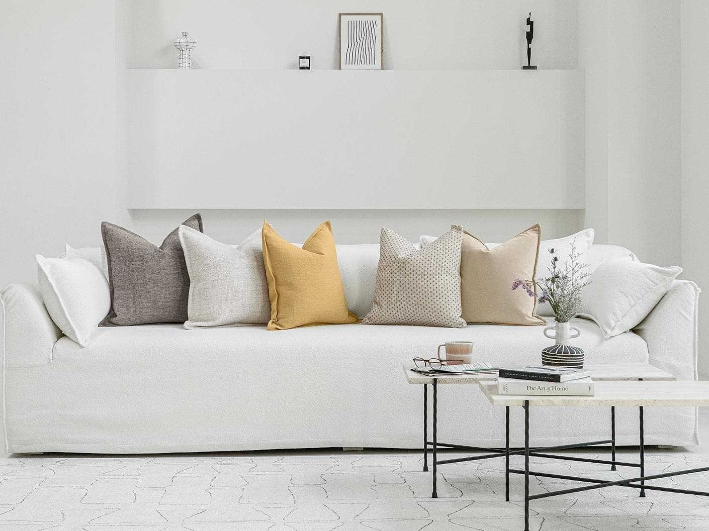 Katelyn Bundle cushion, shown in a lifestyle front view as image 4