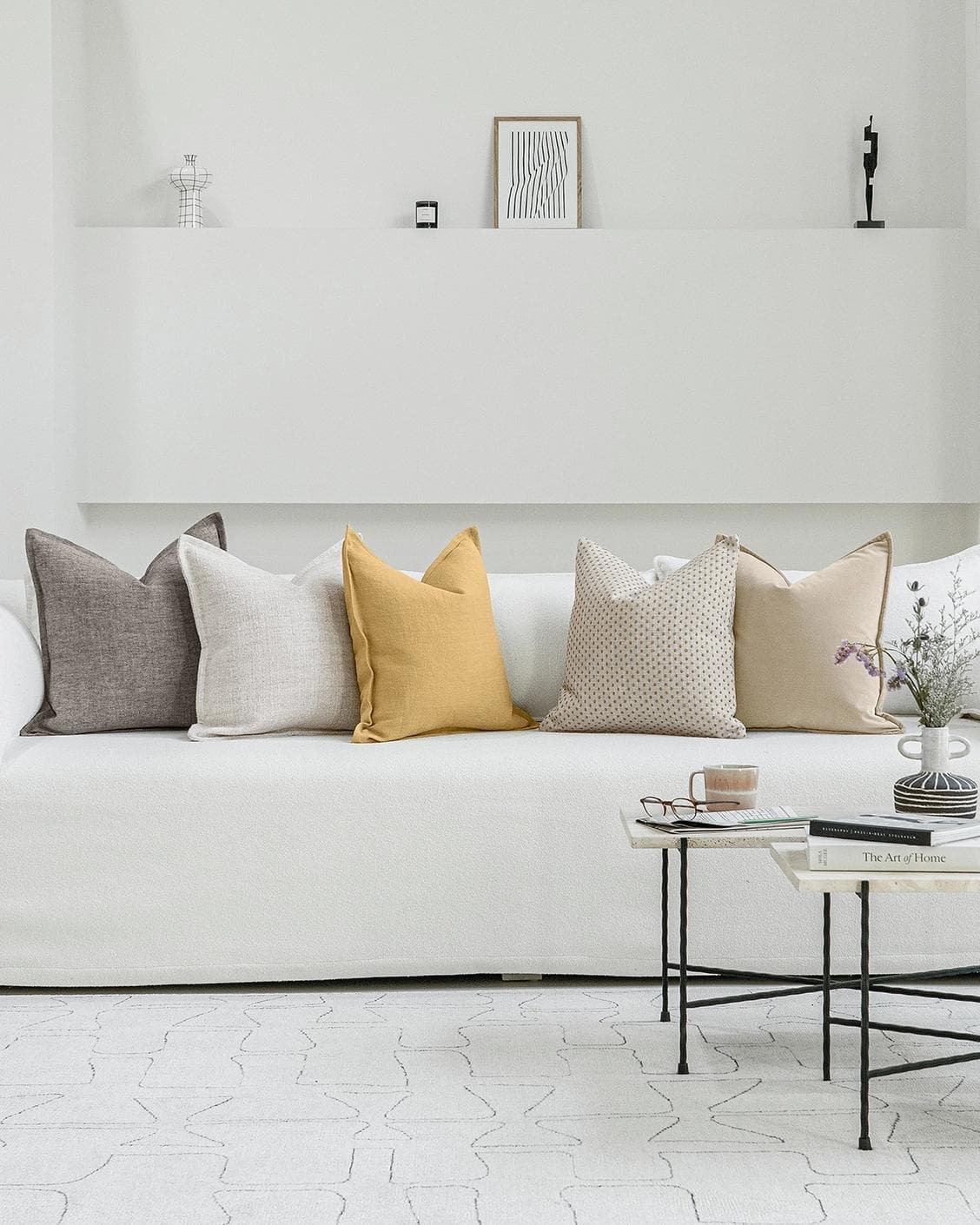 Katelyn Bundle cushion, shown in a lifestyle front view as image 4