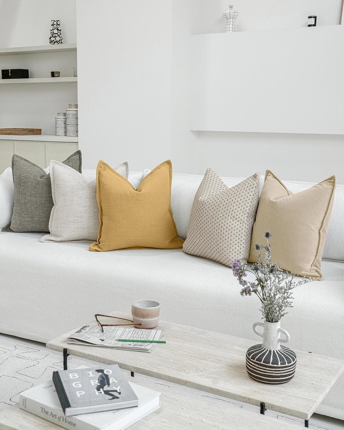 Katelyn Bundle cushion, shown in a lifestyle right view as image 2