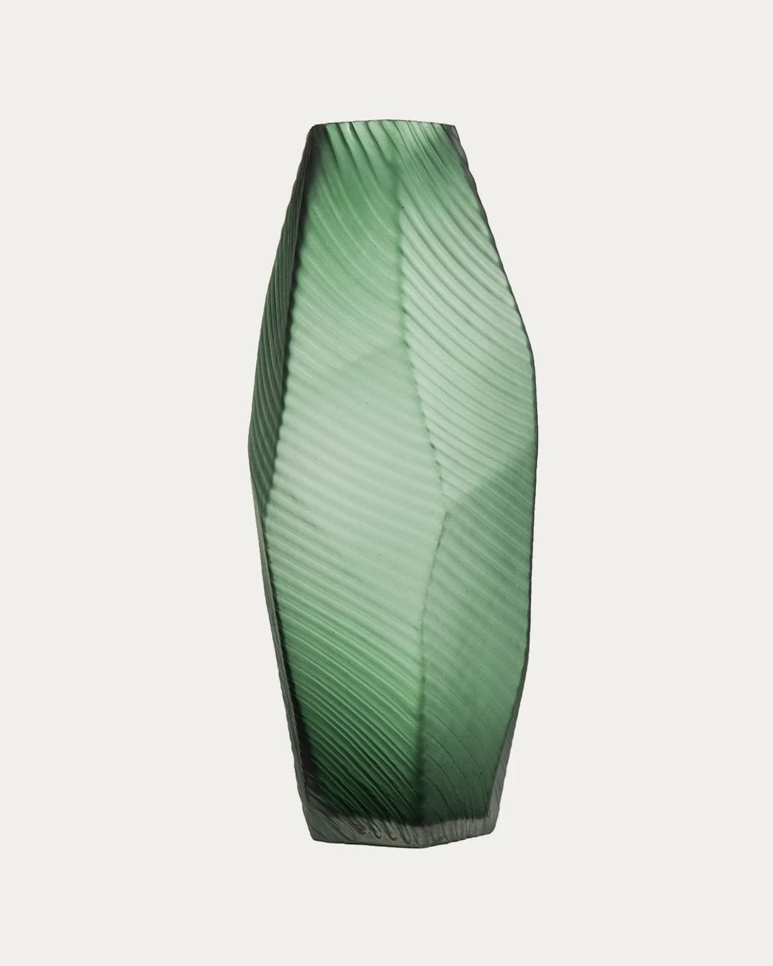 Keira Storms vases in green, shown in a product front view as image 1