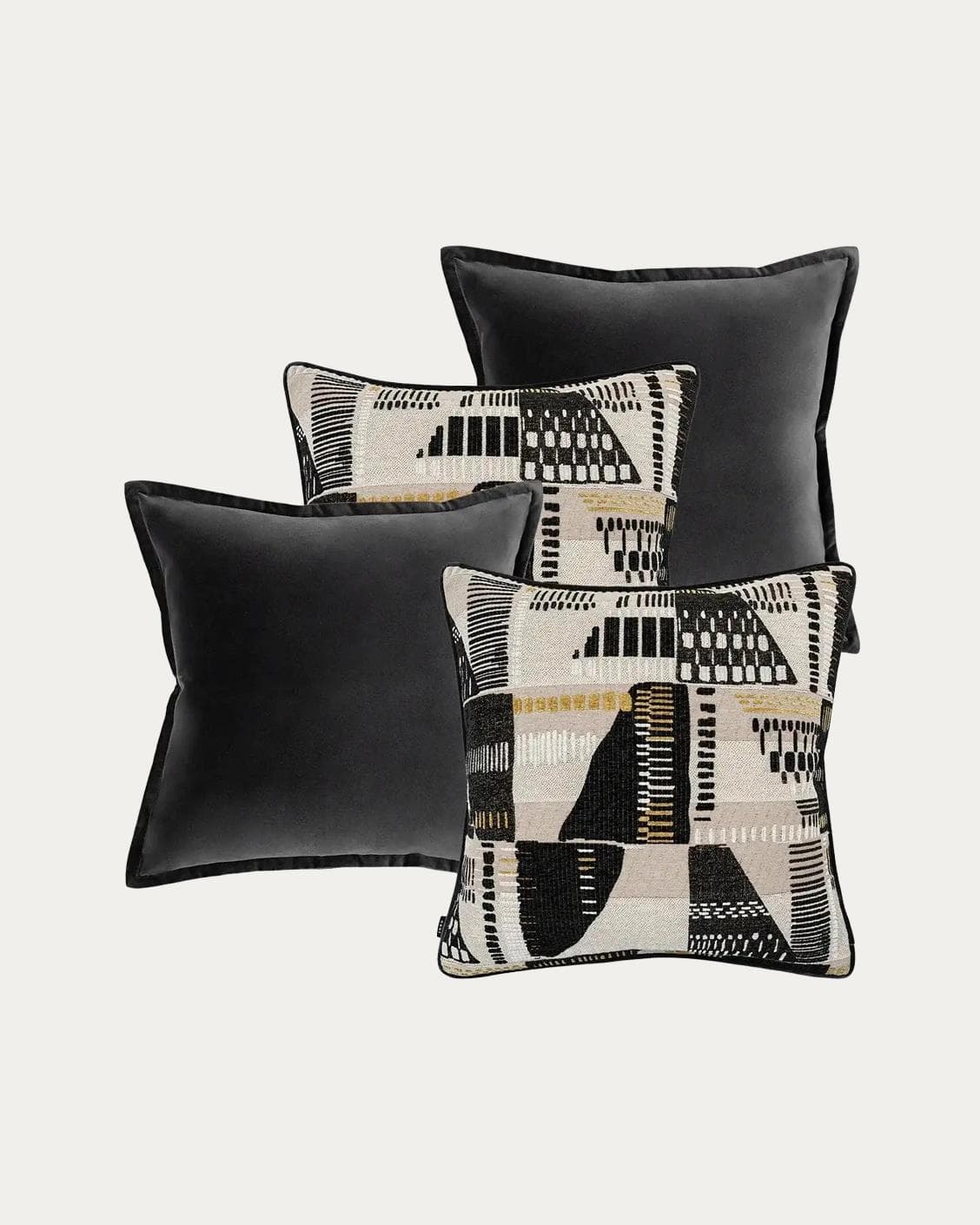 Krishna Bundle bundle - indoor in black, grey and beige, shown in a product front view as image 1