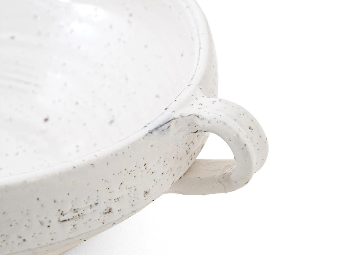 Kyan Terra bowls in soft stone and white, shown in a product close-up as image 6