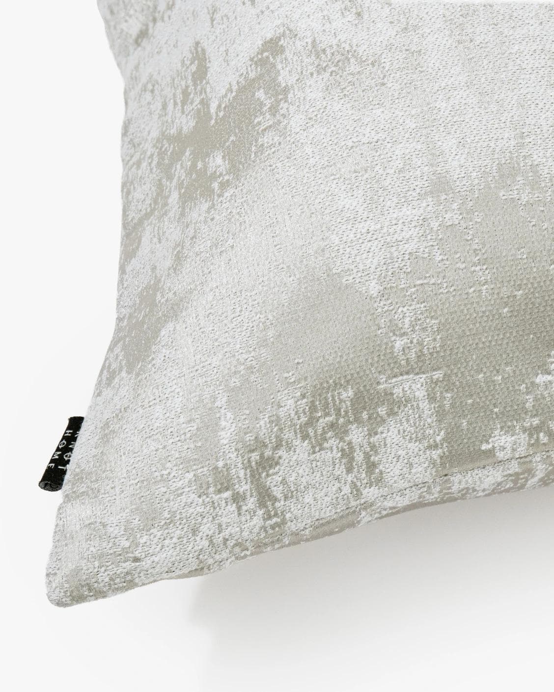 Kylie Hodler cushion in silver and grey, shown in a product top view as image 6