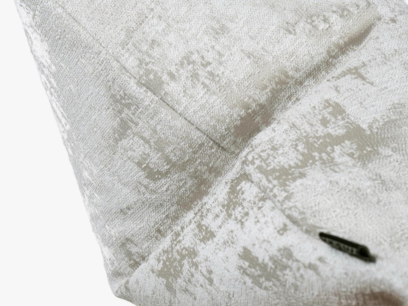 Kylie Hodler cushion in silver and grey, shown in a product top view as image 7