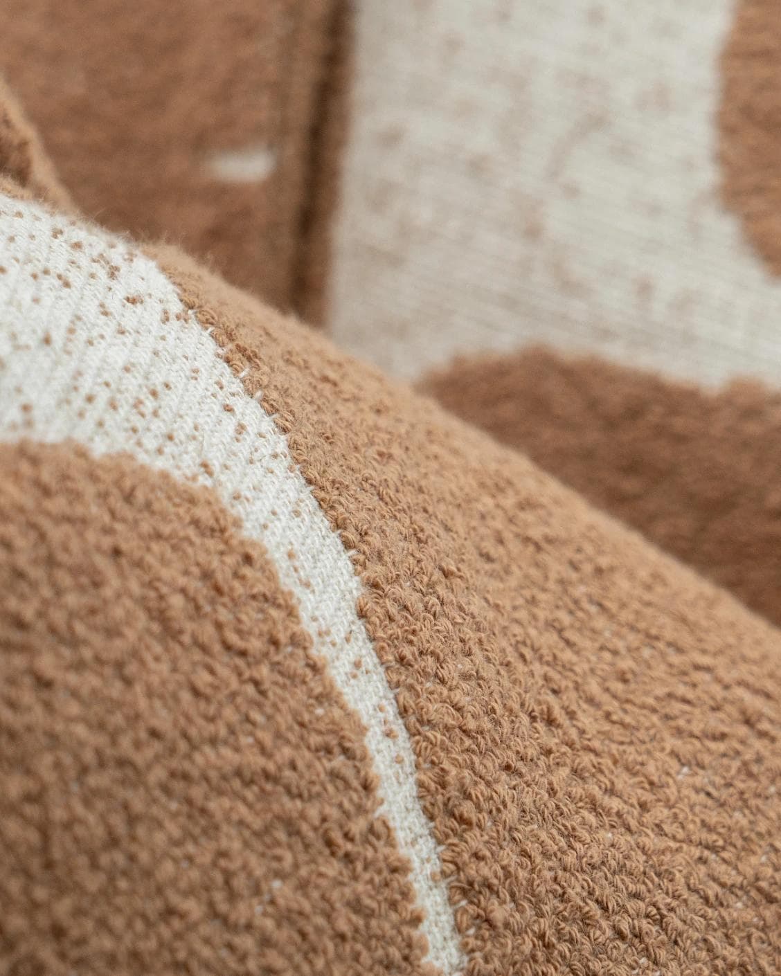 Kyomi Braun cushion in brown, shown in a product close-up as image 7