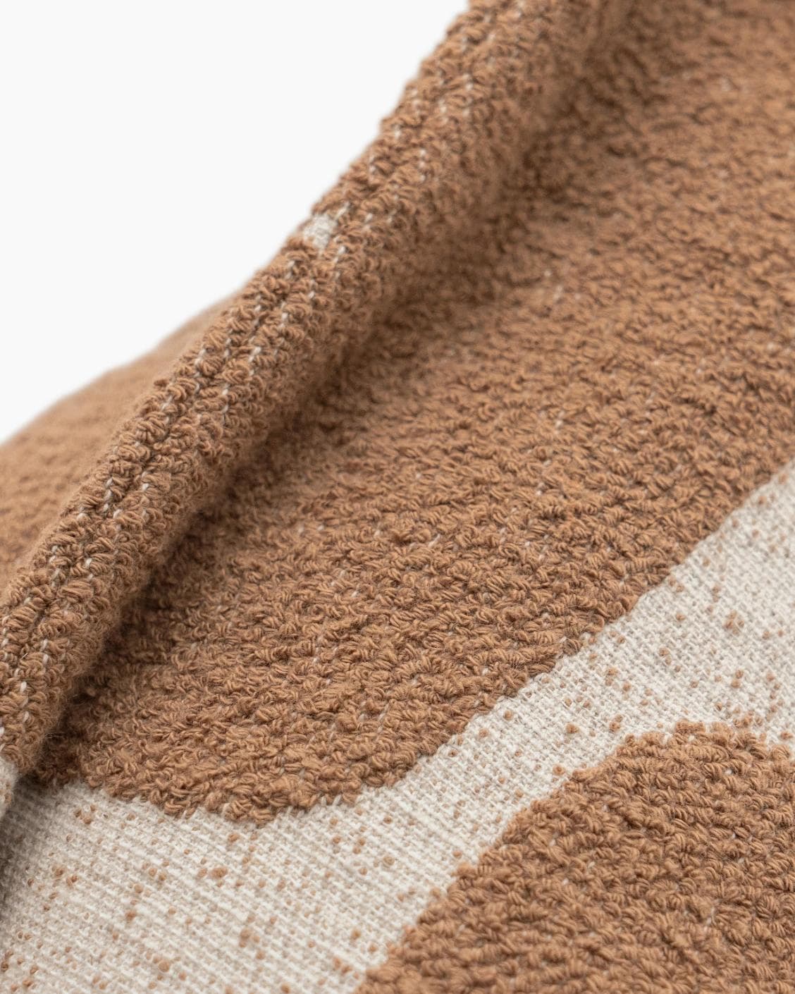Kyomi Braun cushion in brown, shown in a product close-up as image 8