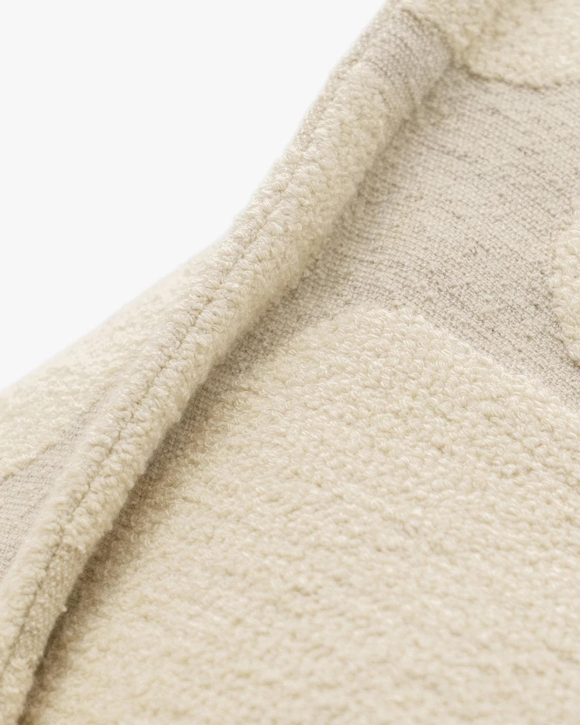Kyomi Klimt cushion in ivory and beige, shown in a product close-up as image 7