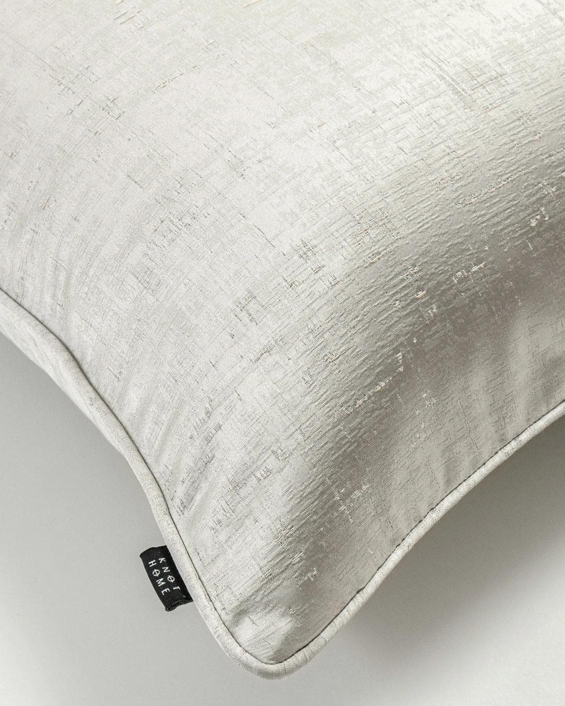Lainie Laurent cushion in silver, shown in a product top view as image 7