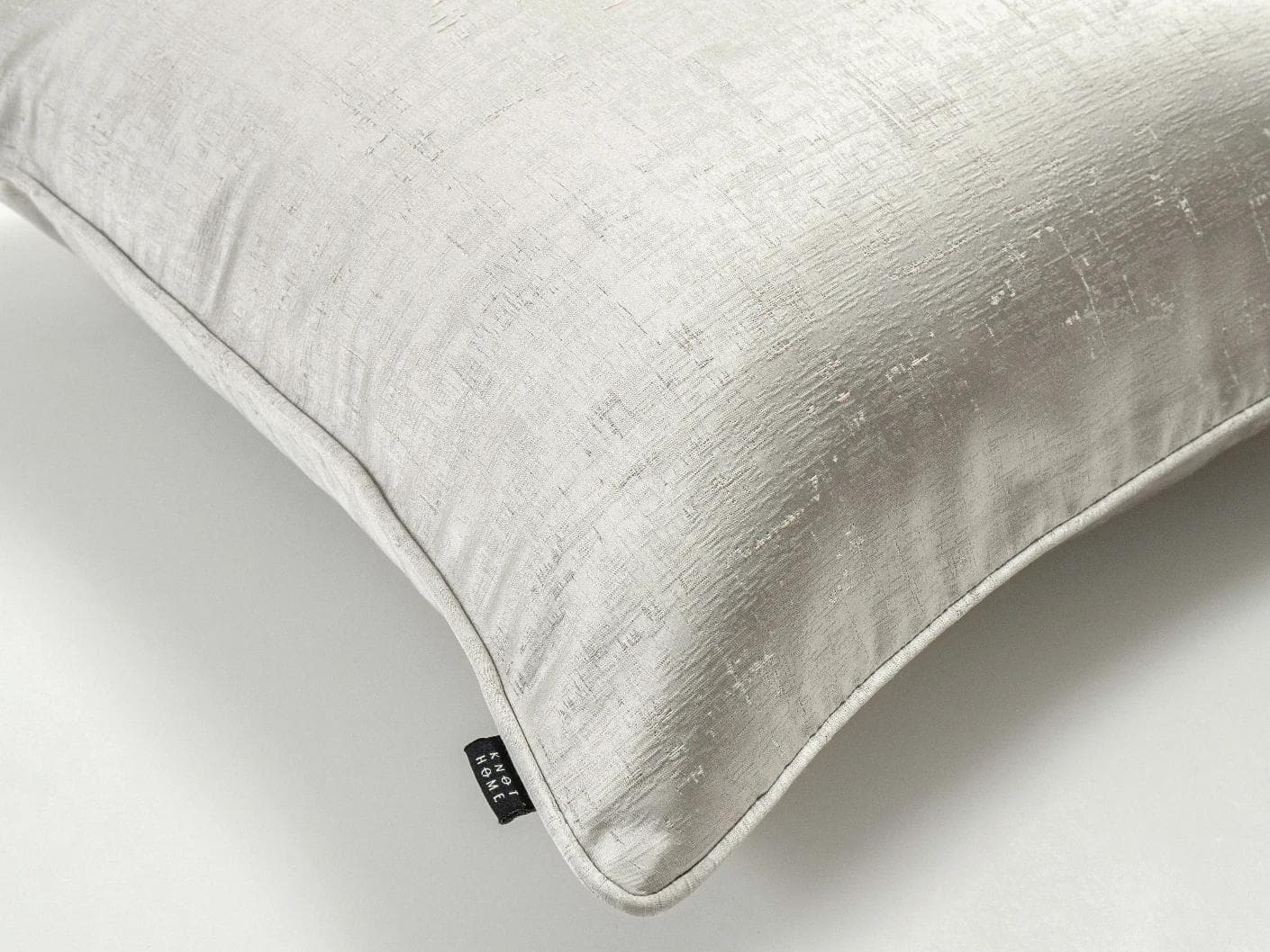 Lainie Laurent cushion in silver, shown in a product top view as image 7