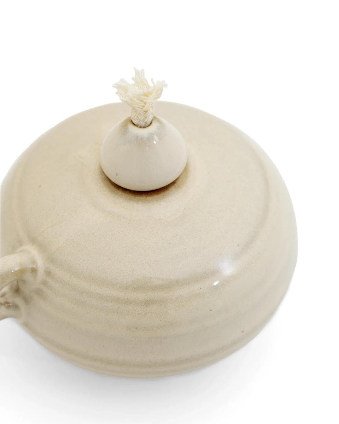 Layal Terra Bundle candle holders in soft ivory and ivory, shown in a product close-up top view as image 7