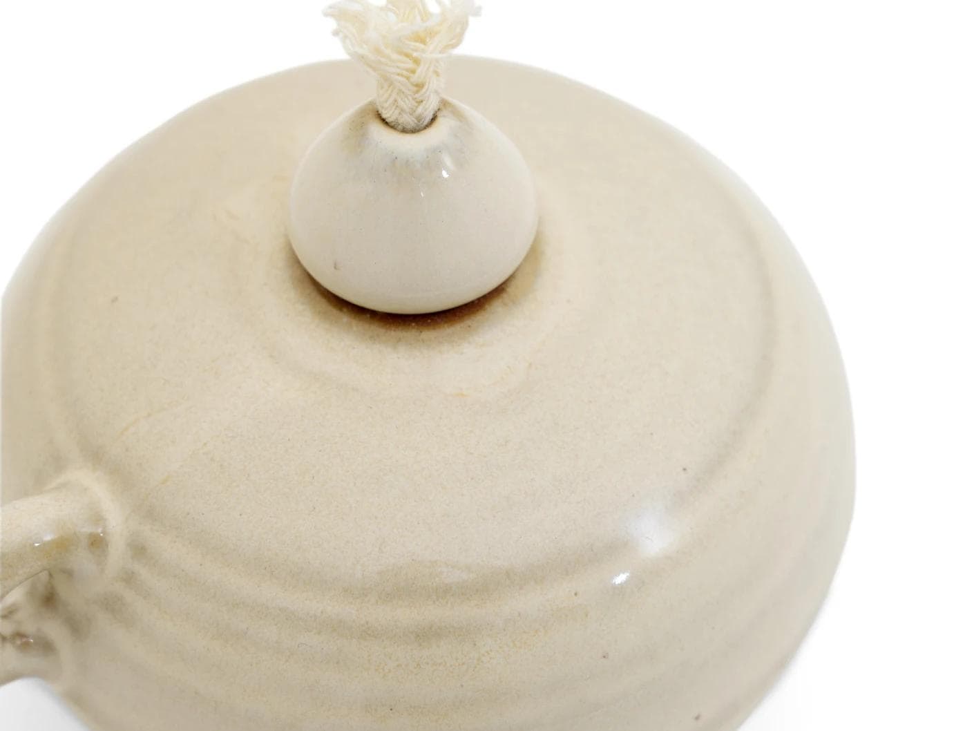 Layal Terra Bundle candle holders in soft ivory and ivory, shown in a product close-up top view as image 7