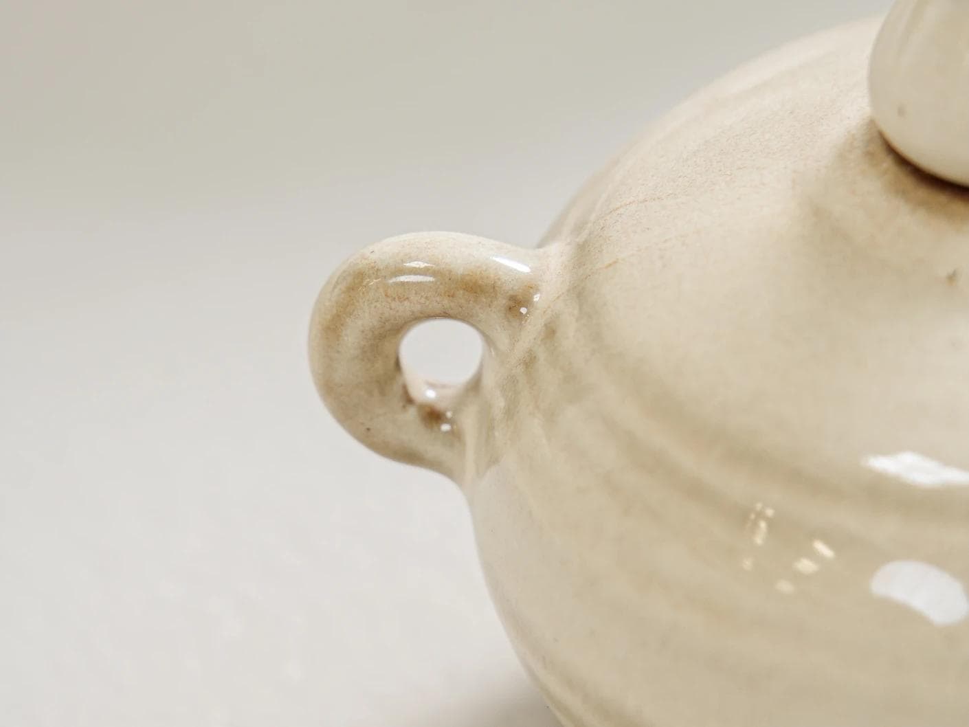 Layal Terra Bundle candle holders in soft ivory and ivory, shown in a product left view as image 8