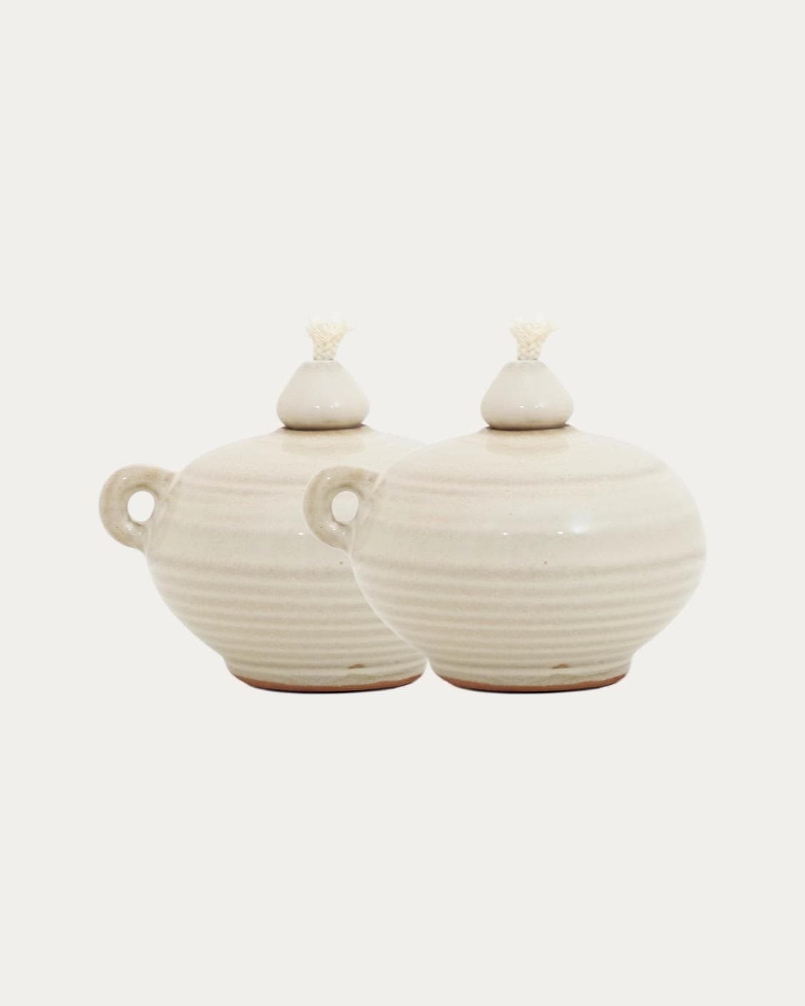 Layal Terra Bundle trays in soft ivory and ivory, shown in a product front view as image 1