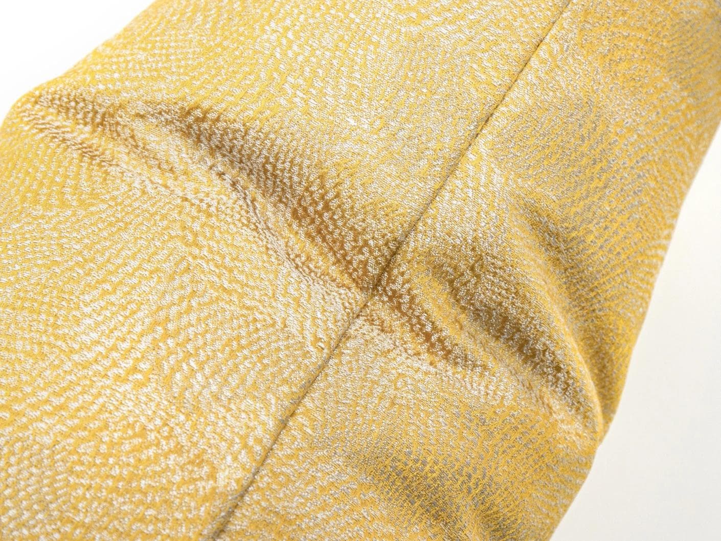 Leah Klimt cushion in yellow, shown in a product top view as image 7