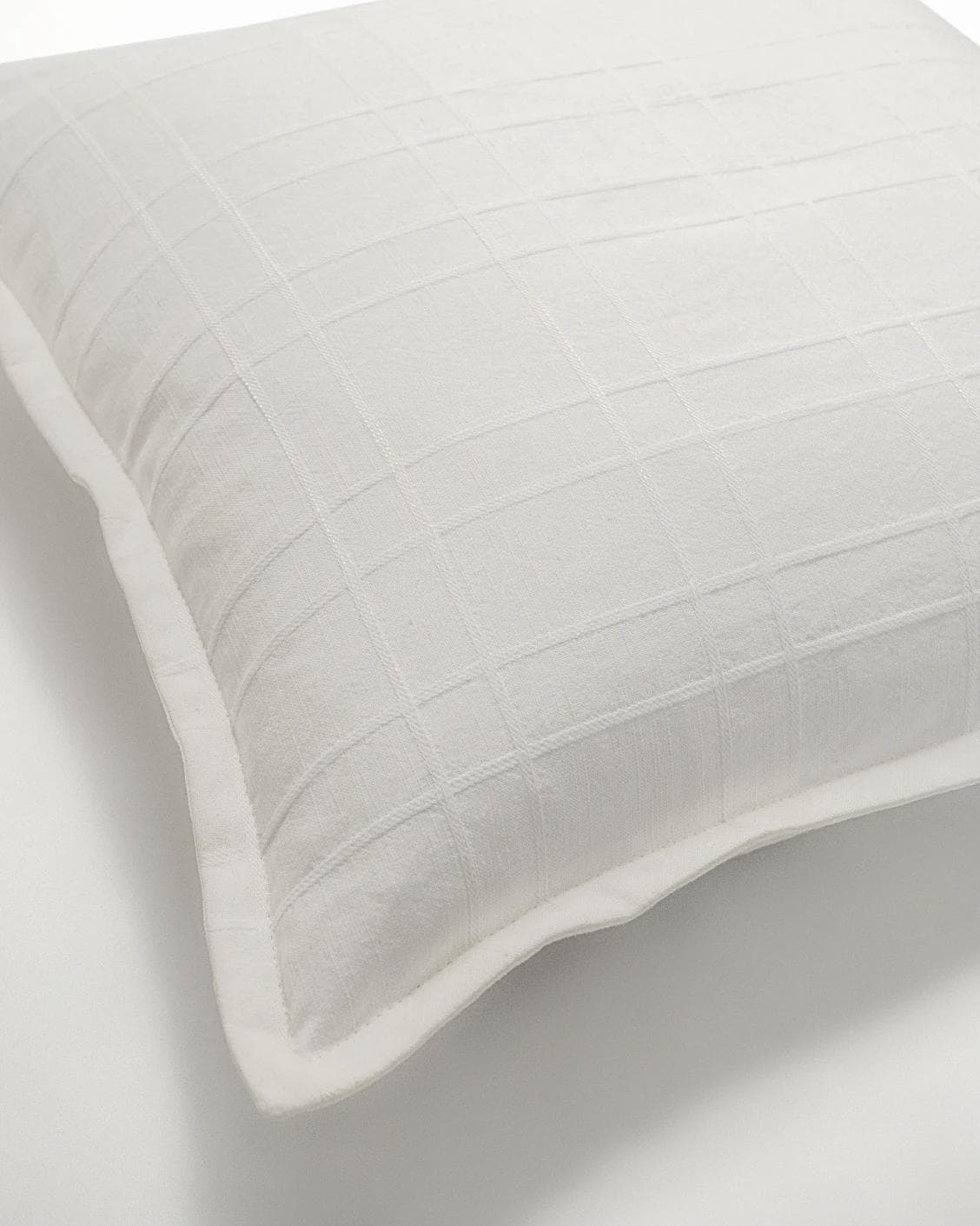 Lenora Bianca cushion in white, shown in a product as image 6