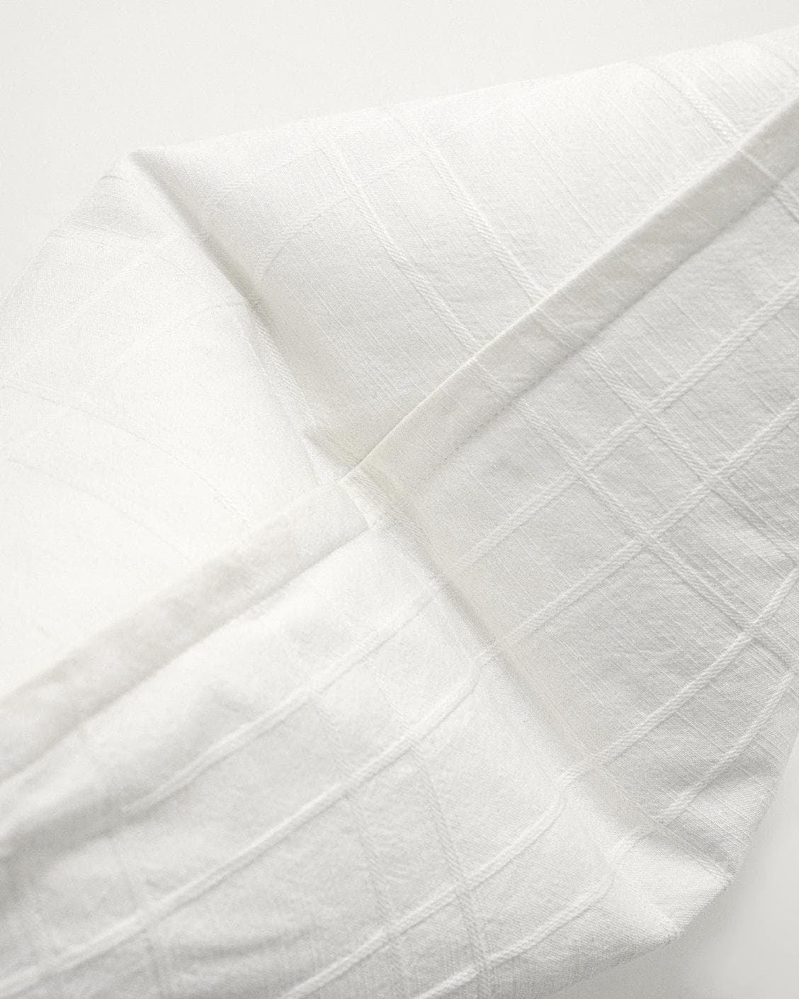 Lenora Bianca cushion in white, shown in a product top view as image 7