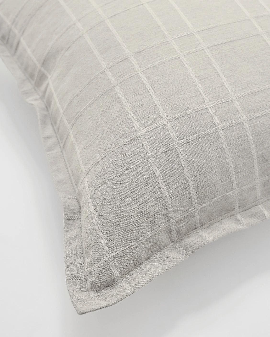 Lenora Laurent cushion in grey, shown in a product top view as image 8